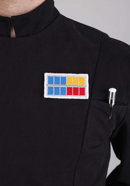 Plus Size Black Star Wars Imperial Officer Costume for Men - US 5197