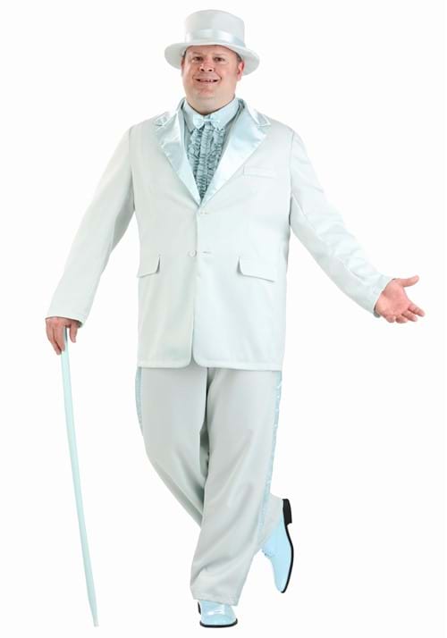 Plus Size Men's Blue Tuxedo Costume - US 5663