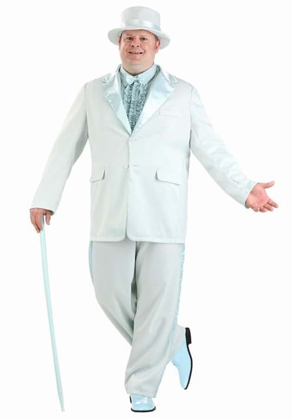 Plus Size Men's Blue Tuxedo Costume - US 5663