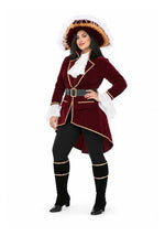 Women's Captain Hook Plus Size Costume - US 9864