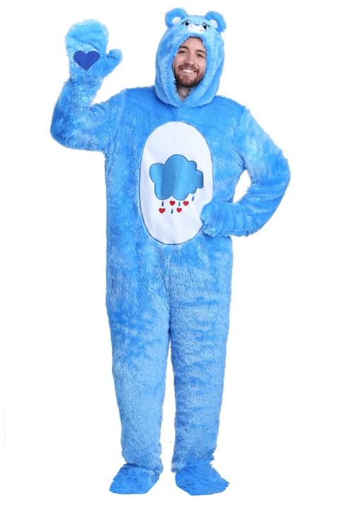 Plus Size Care Bears Retro Grumpy Bear Costume for Adults - US 4194