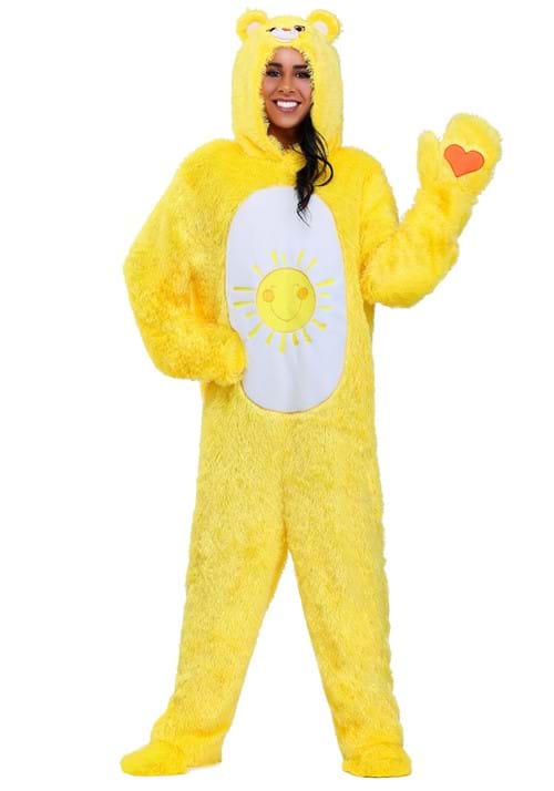Adult Plus Size Care Bears Funshine Bear Costume - US 0113