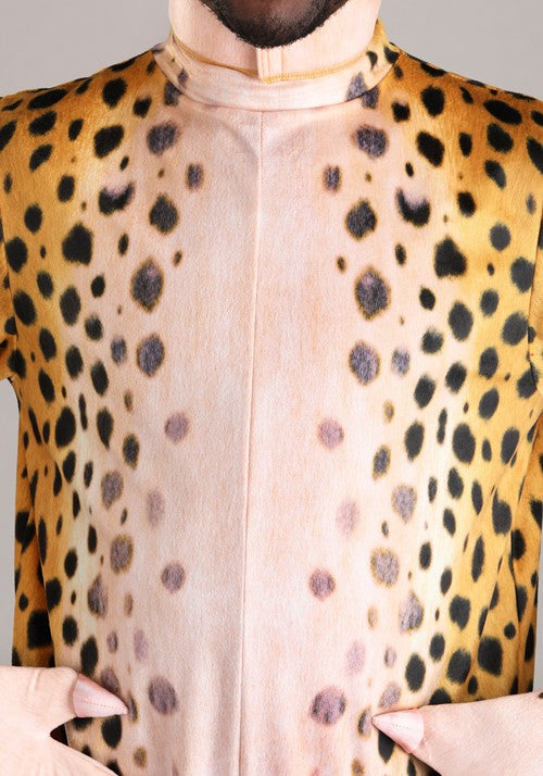 Plus Size Adult Cheerful Cheetah Costume - US 7677