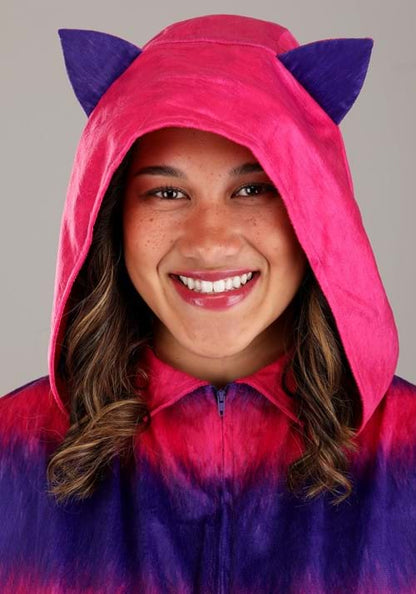 Plus Size Cheshire Cat Onesie Costume for Adults - US 7370