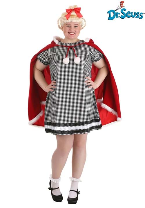 Plus Size Dr. Seuss Cindy Lou Who Women's Costume Dress - US 1644