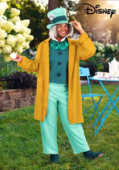 Plus Size Classic Disney Mad Hatter Men's Costume - US 5169