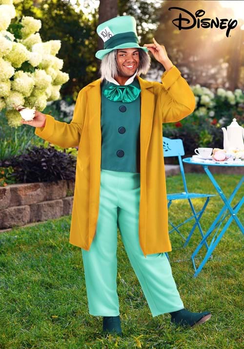 Plus Size Classic Disney Mad Hatter Men's Costume - US 5169
