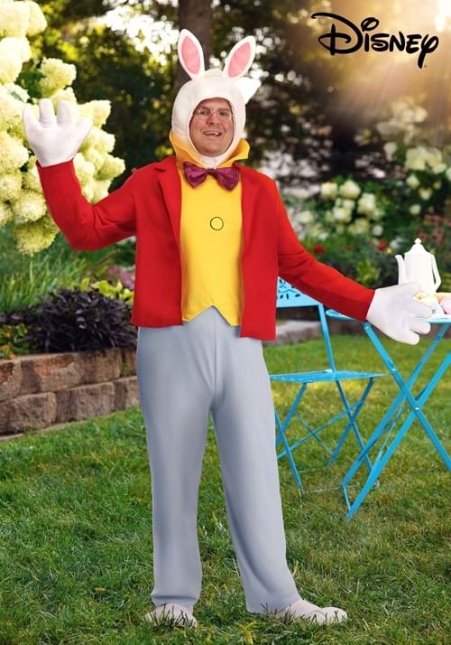 Plus Size Disney Classic White Rabbit Costume for Adults - US 9673