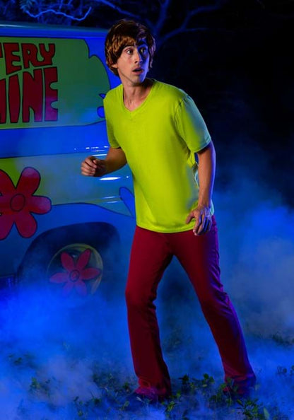 Plus Size Retro Scooby Doo Men's Shaggy Costume - US 8936