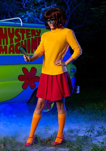 Plus Size Retro Scooby-Doo Velma Costume - US 0857