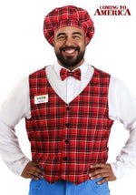 Men's Plus Size Coming to America McDowells Costume - US 9468