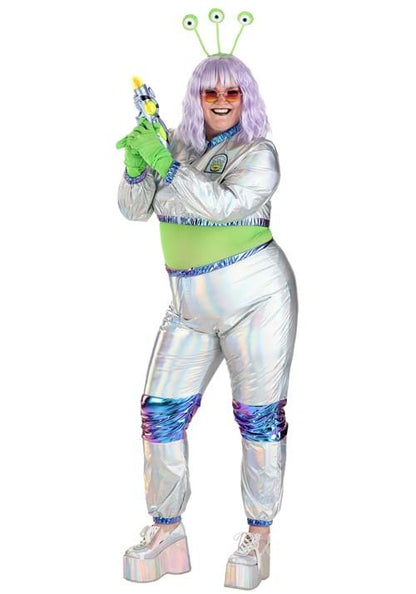 Cosmonaut Alien Plus Size Costume for Women - US 1297