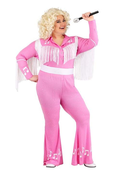 Plus Size Country Singer Popstar Costume - US 3977