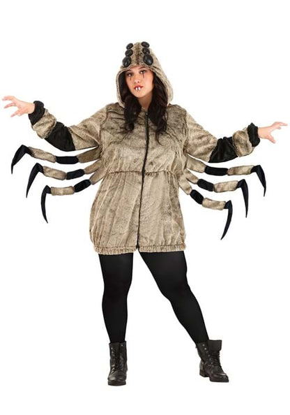 Plus Size Women's Cozy Tarantula Costume - US 8087