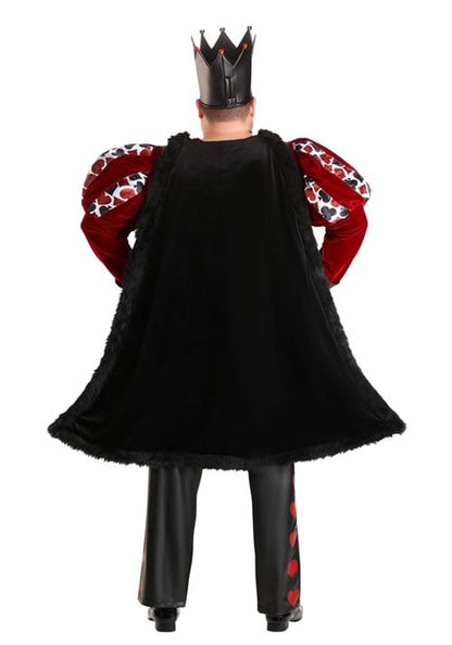 Men's Plus Size Dark King of Hearts Costume - US 6919