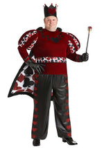 Men's Plus Size Dark King of Hearts Costume - US 6919