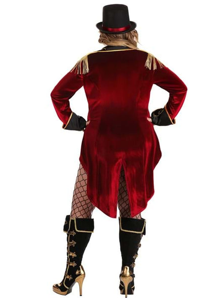 Plus Size Dark Ringmaster Costume for Women - US 4249