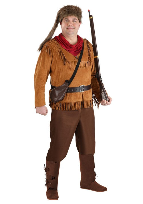 Plus Size Davy Crockett / William Clark Costume for Men - US 2142