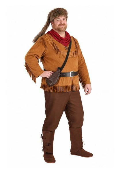 Plus Size Davy Crockett / William Clark Costume for Men - US 2142
