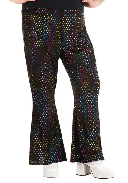 Plus Size Dazzling Disco Costume Pants for Men - US 2655