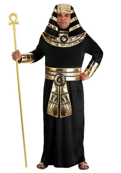 Plus Size Deluxe Pharaoh Black Robe Costume for Adults - US 9534
