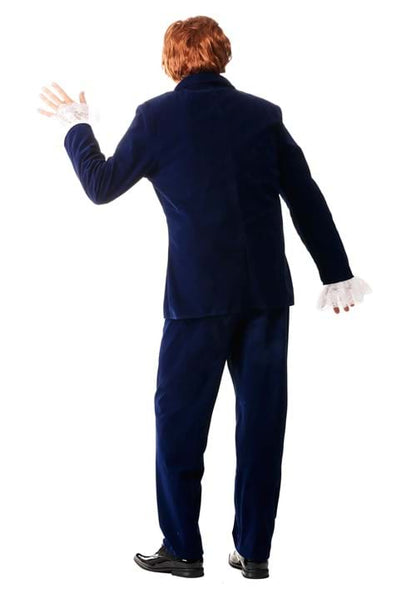 Plus Size Blue Deluxe 60's Swinger Costume for Men - US 7155