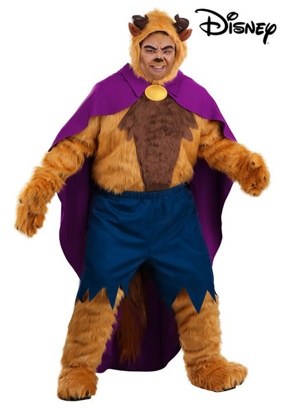 Plus Size Deluxe Caped Disney Beast Men's Costume - US 1333