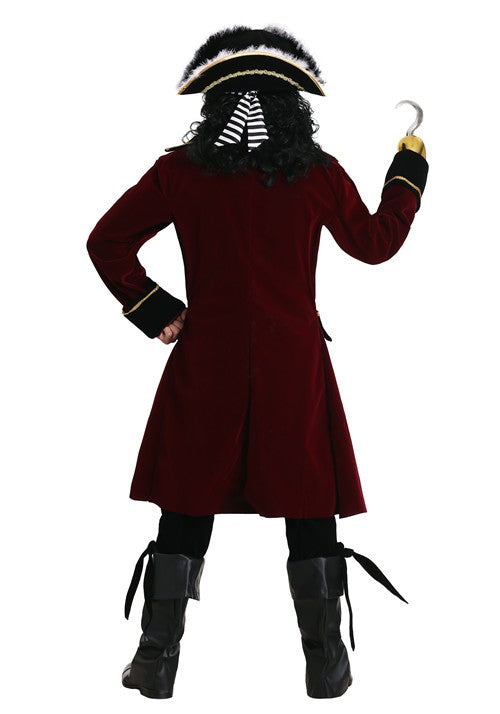 Plus Size Deluxe Captain Hook Men's Costume - US 8381