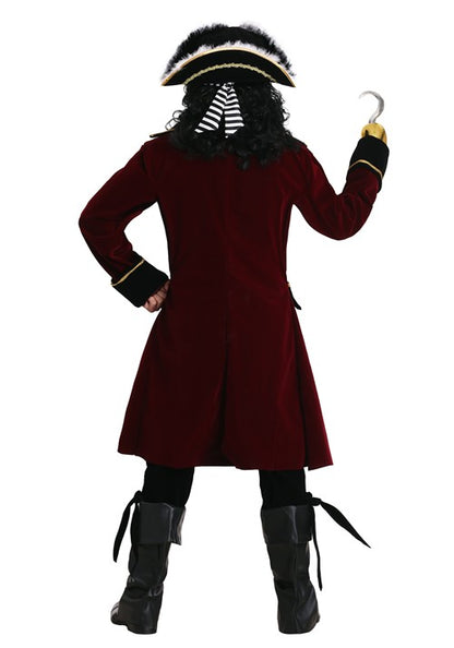 Plus Size Deluxe Captain Hook Men's Costume - US 8381
