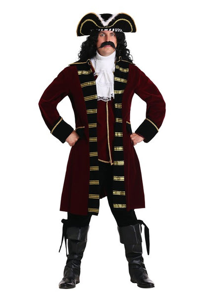 Plus Size Deluxe Captain Hook Men's Costume - US 8381