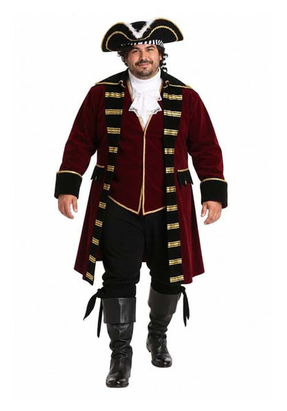 Plus Size Deluxe Captain Hook Men's Costume - US 8381