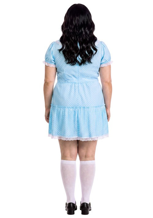 Plus Size Deluxe Creepy Twin Sister Costume for Women - US 9330