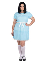 Plus Size Deluxe Creepy Twin Sister Costume for Women - US 9330