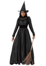 Women's Plus Size Deluxe Dark Witch Costume - US 9713