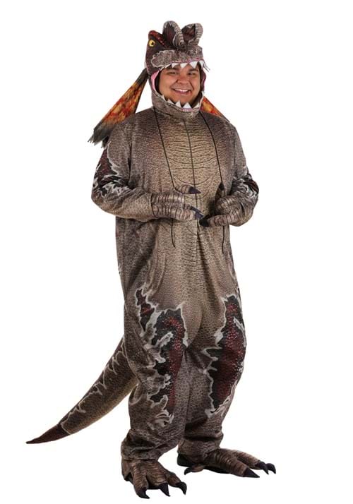 Plus Size Deluxe Dilophosaurus Costume for Adults - US 1666