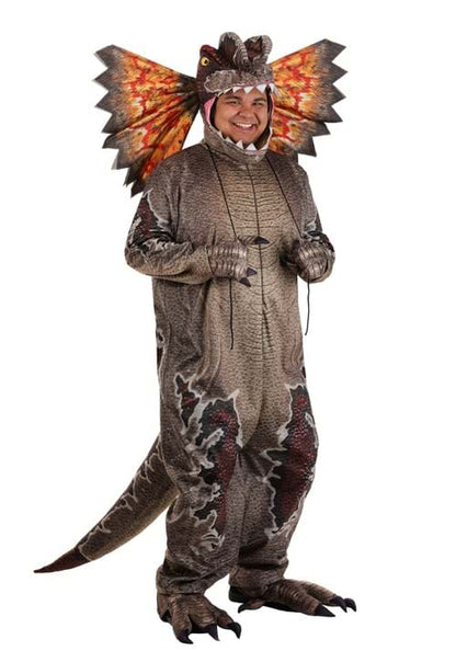 Plus Size Deluxe Dilophosaurus Costume for Adults - US 1666