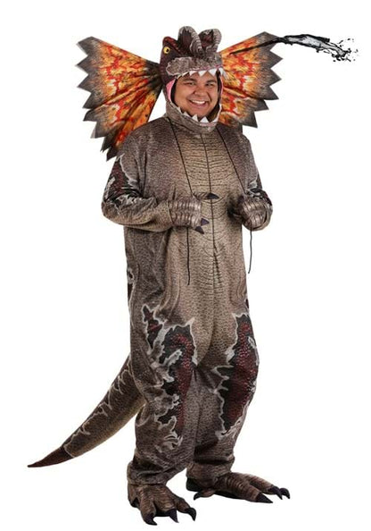 Plus Size Deluxe Dilophosaurus Costume for Adults - US 1666