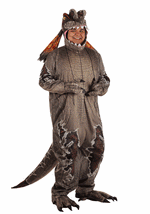 Plus Size Deluxe Dilophosaurus Costume for Adults - US 1666