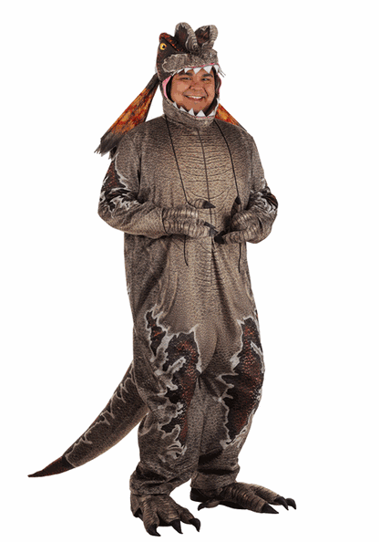 Plus Size Deluxe Dilophosaurus Costume for Adults - US 1666