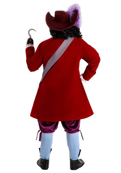 Plus Size Deluxe Disney Captain Hook Men's Costume - US 2924