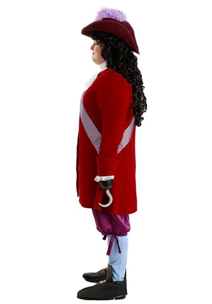 Plus Size Deluxe Disney Captain Hook Men's Costume - US 2924