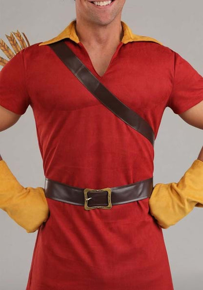 Plus Size Deluxe Disney Gaston Costume for Men - US 6886