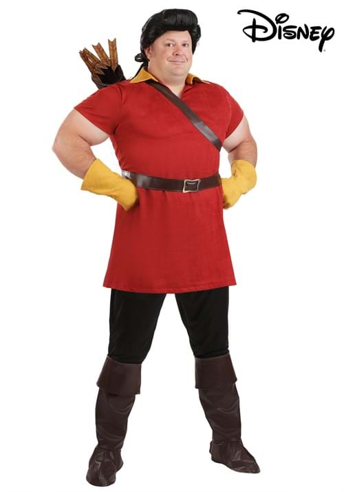 Plus Size Deluxe Disney Gaston Costume for Men - US 6886