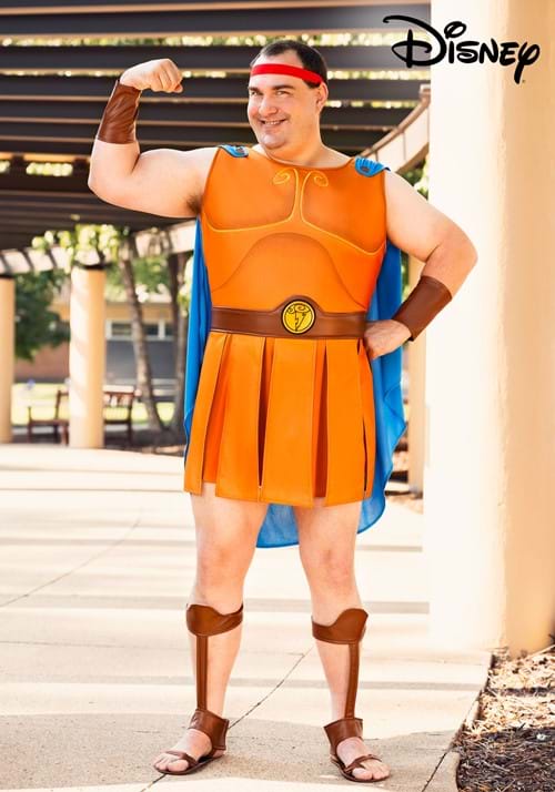 Men's Plus Size Deluxe Disney Hercules Costume - US 8993