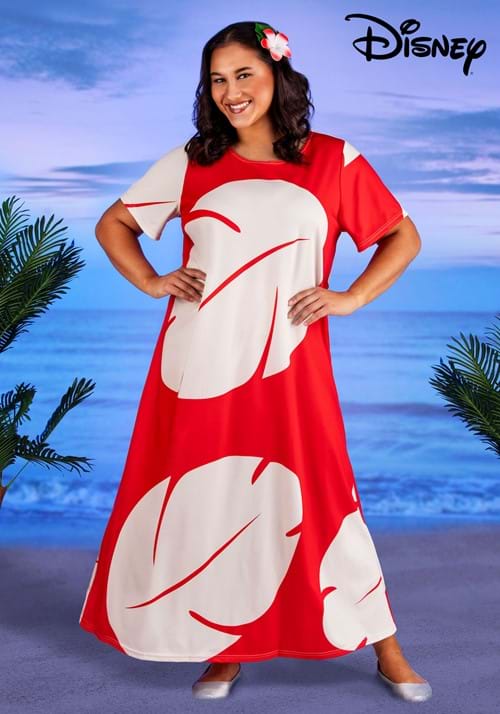 Women's Plus Size Deluxe Disney Lilo Costume Dress - US 9104