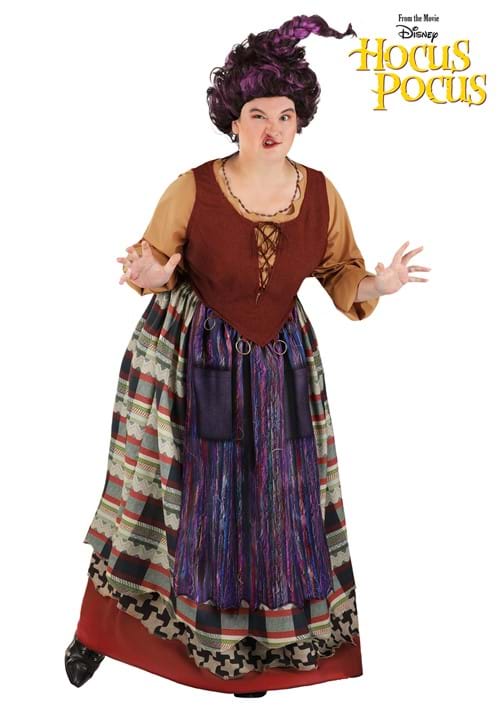 Plus Size Deluxe Disney Hocus Pocus Mary Sanderson Costume for Women - US 0061