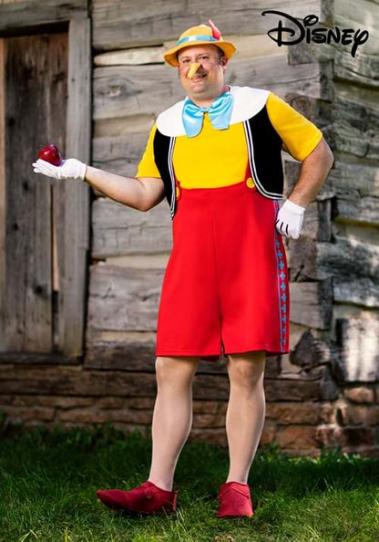 Men's Plus Size Deluxe Disney Pinocchio Costume - US 2440