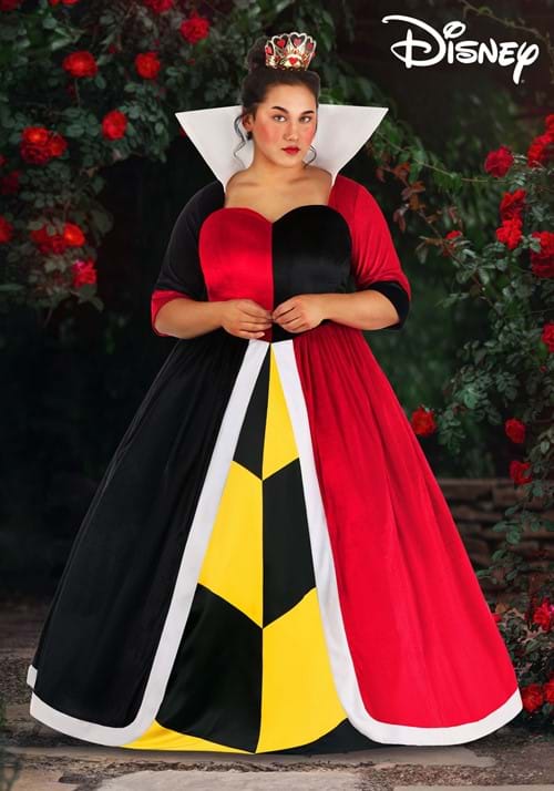 Women's Plus Size Deluxe Disney Queen of Hearts Costume Dress - US 9644