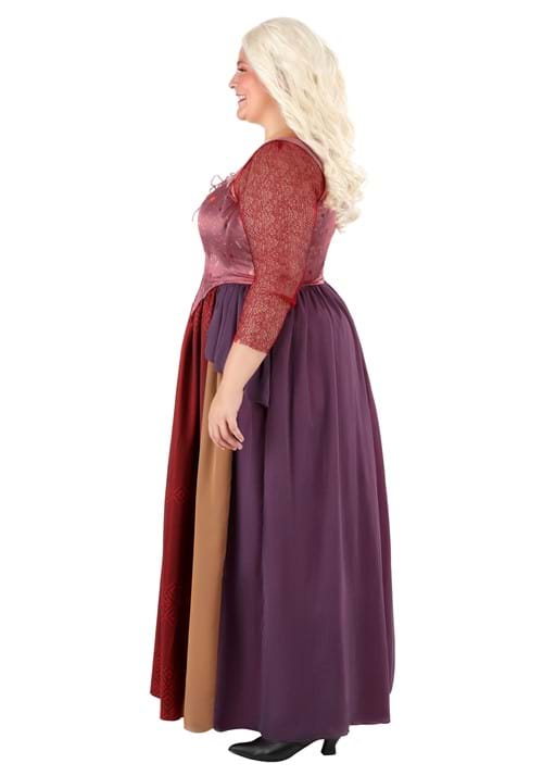 Women's Plus Size Deluxe Disney Hocus Pocus Sarah Sanderson Costume Dress - US 7495