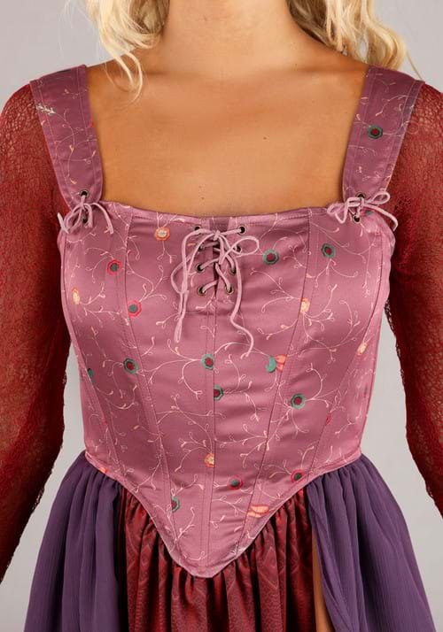 Women's Plus Size Deluxe Disney Hocus Pocus Sarah Sanderson Costume Dress - US 7495
